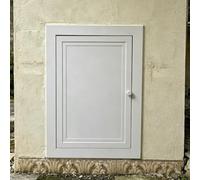 Genérico Puertas de inspección metálicas de 14x18, 20x30 y 20x40, trampilla de Mantenimiento con manija giratoria, Panel de reparación de Paneles de Yeso para plomería Exterior (12x30 pulga