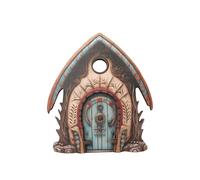 Genérico Puertas de para árboles al Aire Libre,Puerta en Miniatura, Puerta de Madera de de para Jardines, Accesorios de jardín de, decoración de Puerta de Elfo, de jardín para, Patio, Patio