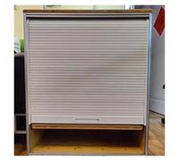 Genérico Puertas enrollables Blancas para gabinetes, Puerta corrediza de Tambor a Medida, Kit de Puerta de Tambor abatible Manual para Cocina, RV, casa rodante, Oficina, Hotel, retráctil (7