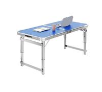 Genérico Puesto Mesa Pequeña Barbacoa Simple Portátil Hogar Y Sillas Plegables Al Aire Libre(120Cm - Sky Blue)