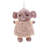 Genérico Puffball Towels, Elephant Dry Puff, 11.02x7.09x4.33 Inches Absorbent Quick Drying Hangable Bathroom, Hand Towel for Gym, Kitchen, Nursery, Poolside, Beach, Holiday, Birthday, and Workout