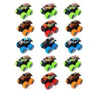 Genérico Pull Back Race Car - 15X Colorful Pull Back Car | Funny Interactive Friction Cars | Friction Powered Vehicle Playset Toys | Pulls Backs Racing Kids Vehicles for Boy, Girls, Kids Aged 3+