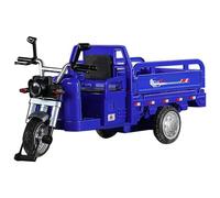 Genérico Pull Back Toy Cars, Alloy Tricycle Toy, 8.07x2.95x3.74in, Miniature Vehicles, Cool Safe Realistic Design, Ideal for Classroom, Carnival Rewards, Daycare, Stockings, Blue and Red