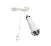 Generico Pull Cord Control Fan, 150 cm Nylon String, 3.15x0.67 inches Adorable Stylish Ceiling Fan Accessory, Chrome Finish Light Pull Chain, Modern Home Lamp Fixture for Study Room, Bedroom