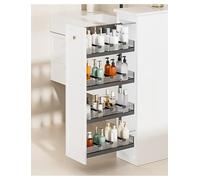 Genérico Pull Out Cabinet Organizer Slide Out Under Sink Drawer Storage Basket for Kitchen Bathroom Vanity, Under Sink(4-Tier 20x56x88cm)