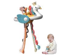 Genérico Pull String Toy - Creative, Sensory Toy | Travel Infant Teething Activity, Interactive Pull String Play Device For Car Seat Stroller Long Entertainment Use