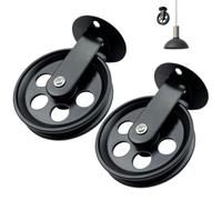 Genérico Pulley for Pendant Light - 2Pack Rustic Industrial | Selected Material: Our Pulley F For Industrial Vintage Pendant Lighting, Chandelier Lighting