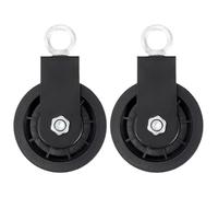 Genérico Pulley System Traction Wheel - 6.02 Inch Fitness Pulley | Steel Exercise Pulleys - Durable 2-Piece Set for Cable Machines Garages Lifting Blocks & Crossbar Crane Applications