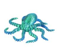 Generico Pulpo Articulado - Pulpo Impreso Flexible, con Animales Estampados, Sensorial Criatura Marina | Modelo Animal De Colección Articulado Para Exteriores, Interiores, Calía