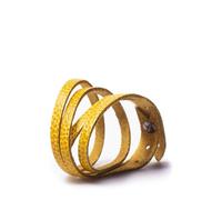 Generico Pulsera ajustable de piel de vacuno, curtida al vegetal, 3 colores cálidos, estilo vintage con 3 trinquetes de los cuales 2 de repuesto, bolsa antipolvo, hecha a mano en Italia con amor