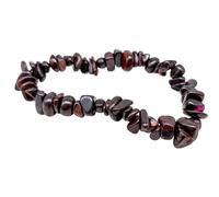 Generico Pulsera chips pulsera piedra auténtica natural, Medio, Piedra, NGIADAA