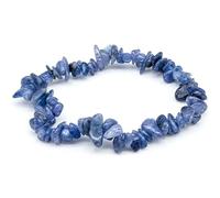 Generico Pulsera chips pulsera piedra auténtica natural, Medio, Piedra, NGIADAA