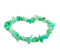 Generico Pulsera chips pulsera piedra auténtica natural, Medio, Piedra, NGIADAA
