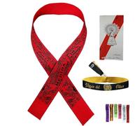 Genérico Pulsera Cinta Virgen del Pilar Origial Medida Exacta Virgen del Pilar Para Hombre o Mujer España Rosa Verde Roja Morada Azul (Rojo)