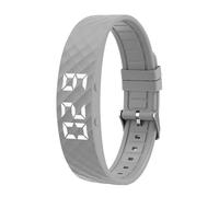 Genérico Pulsera con Alarma vibratoria: alertas silenciosas Ajustables, batería Recargable por USB, LED de Siete segmentos, Ajuste y cómodo | Herramienta de recordatorio Diario Ideal para Dormir,