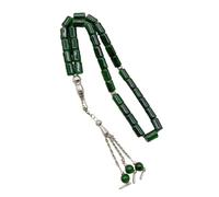 Genérico Pulsera de 33 cuentas de oración cilíndricas de para meditación espiritual y pulsera elegante, pulsera de rosario multicolor