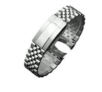 Genérico Pulsera de acero inoxidable 904L, correa lujo 20 mm y 21, compatible con Rolex, Oyster Perpetual, Datejust Daytona Submariner(20mm)