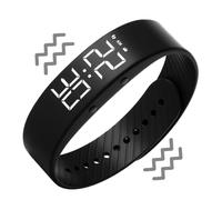 Genérico Pulsera de Alarma Vibratoria Silicone Impermeable Moderno Delgado