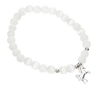 Genérico Pulsera de Cuentas con Colgante de Unicornio para Niñas Diseño Único y Sencillo Regalo para Cumpleaños y Fiestas Temáticas Accesorio Juvenil Fácil de Poner y Combinar