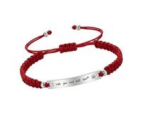 Genérico Pulsera de Cuerda Hecha a Mano, Cadena de Mano grabable, Accesorio de joyería Adecuado para Ceremonia de graduación, Regalo de graduación para camaradas
