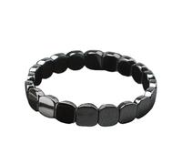 Generico Pulsera de hematita - Accesorio masculino para la vida cotidiana, pulsera de piedra de hematita natural para hombre | Para cumpleaños, graduación, san, padre, marido, novio, compañeros de
