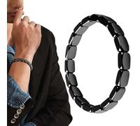 Genérico Pulsera De Hematita | Pulsera De Hematita Para Hombre | Pulser-a De Para Papá, Recupera Tu Confianza Y Tu Éxito, Joyas De Muñeca Geniales, Regalo Para Papá, Esposo, Novio