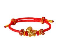 Genérico Pulsera De Rojo De Año Nuevo,Pulsera Del Caballo Del Año Nuevo Chino 2026,Pulseras De Nudo De Cuerda Tradicionales,Decoradas Con Un Caballo Y Un Amuleto De La Suerte