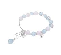 Generico Pulsera de tenis con circonitas All Matching Temperament Beaded Bracelet Simple High Sense Bracelet Women's Hand Jewelry Pulsera en forma de cadena, Talla única, Aleación de aluminio, No
