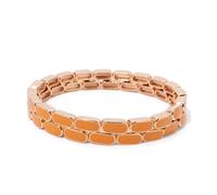 Generico Pulsera elástica con cuentas estilo boho para mujer, esmalte primaveral (C11)