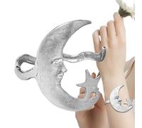 Genérico Pulsera Estrella Luna para Mujer,Brazalete De Estrellas Y Luna - Joyería Romántica Para Adolescentes Mujeres Madre Hija Familia Parejas Y Amigos