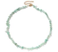 Genérico Pulsera Irregular Para Hombres Y Mujeres, Pulsera De Cuentas De Piedra De Doble Capa, Joyería Elástica, Joyería De Cristal Curativo Natural, Piedra Preciosa, Aventurina Verde