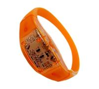 Generico Pulsera LED Light Up Bracelet Sound Activated Glow Party Wristband