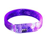 Generico Pulsera luminosa - PP 7,5 cm 1,5 cm | Pulsera luminosa multicolor intermitente LED | para luces de festivales de fiesta | Teen Girls Boys Kids Birthday Event Fun, Fare riferimento alla