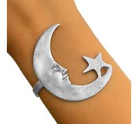 Genérico Pulsera Luna Estrella,Brazalete De Luna Y Estrellas - Joyería Ajustable de para Mujeres Adolescentes Madres Hermanas Hijas Amigas