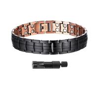 Generico Pulsera magnética, pulsera de energía - Pulsera masculina a la | Para padres maridos novios coleccionistas amantes de las ocasiones especiales ambiente de trabajo