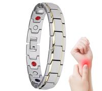 Genérico Pulsera Magnética - Suministros De Joyería Ajustables - Brazalete Magnético para Hombres,para Padre, Novio, Abuelo, Vecino, Hijo, Esposo, Familia, Amigos, Compañeros de Trabajo, Navidad