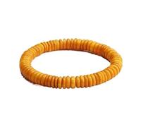 Genérico Pulsera multifacética de natural: ámbar sanguíneo, ámbar dorado y cera de miel for protección y seguridad(Color13)