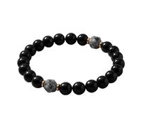 Genérico Pulsera Negra | Joyería de obsidiana natural | Pulseras de la Suerte de Piedra de Manifestación | para Adultos Mujeres Hombres Pareja Uso Diario Hogar Viaje Citas Cumpleaños
