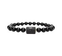 Genérico Pulsera Para Hombres Y Mujeres, Pulsera De Cuentas De Piedra Del Zodíaco, Joyería Elástica, Joyería De Cristal Curativo Natural, Piedra Preciosa, Regalo De Cumpleaños, Capricornio