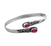 Generico Pulseras Amistad A 2 Alloy Inlaid Green Bracelet European And American Fashion Retro Polished Bracelet For Women Pulseras Anclas, Talla única, Metal, No Gemstone