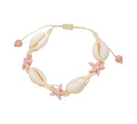 Generico Pulseras de tobillo Mujeres - Accesorio de mínimo, cadena de playa trenzada | Conjunto de joyas de estilo, riferimento alla descrizione, Concha, Consulte la descripción