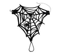 Generico Pulseras Spider | Joyas de Halloween de cadena manual gótica