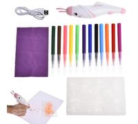 Genérico Pulverizador de aerógrafo eléctrico | Marcadores de pintura en aerosol para graffiti | Plumas de acuarela con aerógrafo inalámbrico recargables eléctricas para niños y niñas de 3 años