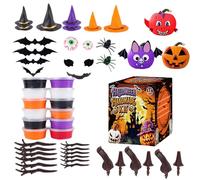Genérico Pumpkin Clay Kit, Miniature Modeling Set, Kids Craft Supplies, Plasticine Material, Creative Party Activity, Small Size Inches Multicolor Set Pack Arts and Crafts for Kids