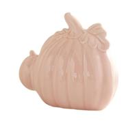 Genérico Pumpkin Figurine, Halloween Decor, Ceramic Fall Decoration, Hand Painted Finish, Compact Size, Fireplace Bedroom Shelf Party Farmhouse, 4.84x3.82x2.36 Inches Orange 1 Piece