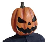 Genérico Pumpkin Head Cover,Scary Halloween Costumes Pumpkin Head Cover - Creepy Dress Up & Pretend Play, Cosplay Headgear Decorative Headdress For Haunted House Carnival Adult Masquerade Kids Teens