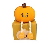 Genérico Pumpkin Light | 3.54x3.54x3.15inch Silicone Rechargeable Cute | Halloween Decor Nightstand Nightlight | For Bedroom Living Room Desktop Home Bedside Shelf Kid Boys