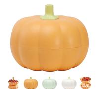 Genérico Pumpkin Tray Holder, Pumpkin Snack Bowl, Halloween Divided Detachable Tray, Double Layer Candy Stand, for Candy Snacks, for Fruits, Nuts, Candies (Orange)