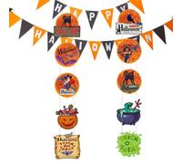 Genérico Pumpkin Wall Decals Hangable Adhesive Lightweight