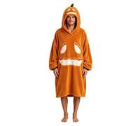 Genérico Pumpkin Wearable Blanket Halloween Oversized Hooded Pajamas